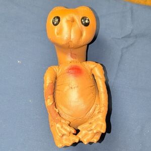 E.t. Vintage Brown Alien Figurine